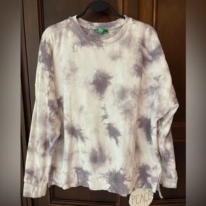 DIP - 2 pc tie dye sweatshirt and pants (shirt XL) (pants M) EUC